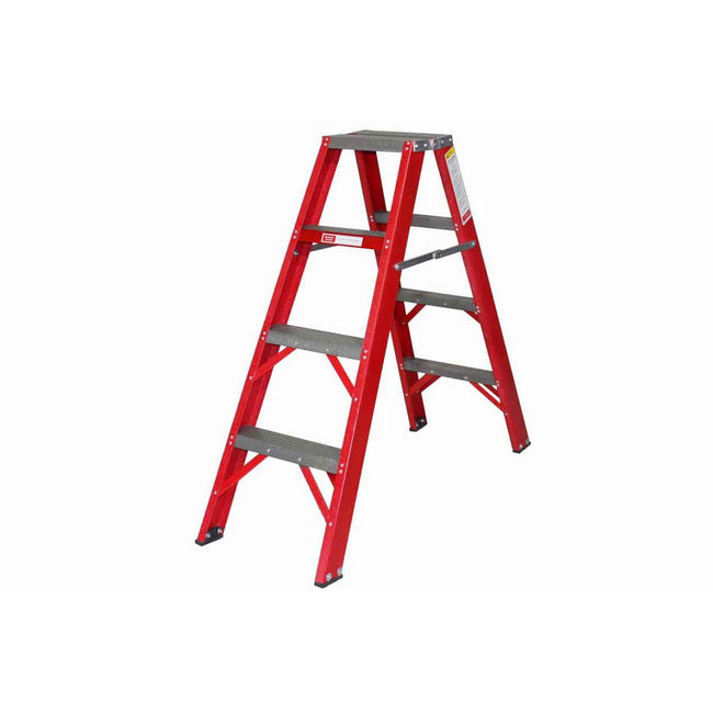 Fibreglass Double Sided Ladder - 4 Steps