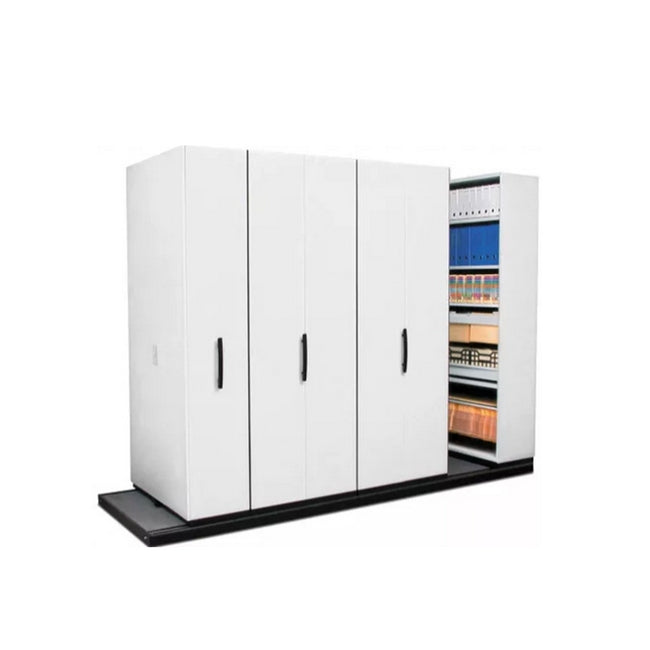 Steel Mobile Shelves Bulk Filer - 12 Bay