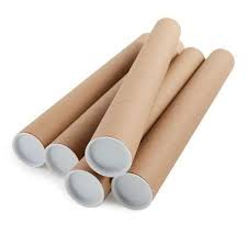 POSTAL TUBES - 920mm x 90mm x 1.5mm (with end caps)