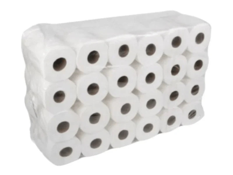 2-PLY TOILET PAPER - 48 Rolls x 350 Sheets (Virgin)