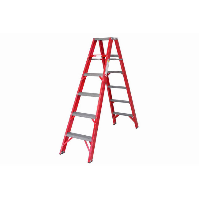 Fibreglass Double Sided Ladder - 10 Steps