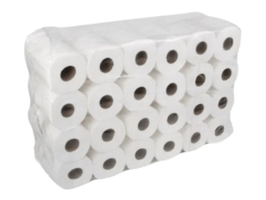 2-PLY TOILET PAPER - 48 Rolls x 350 Sheets (Virgin)